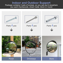 Load image into Gallery viewer, Acrylic 16'' Shatterproof Convex Mirror - Enhance Safety in Driveways &amp; Parking