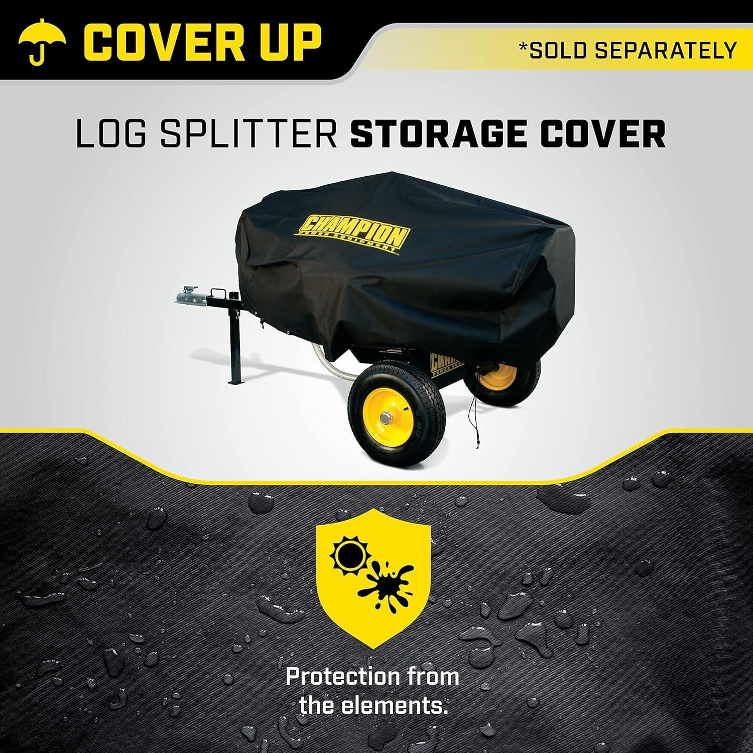 Year-Round Protection Cover for 30-37 Ton Champion Log Splitters - Secure Fit