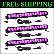 Load image into Gallery viewer, 36W Waterproof Black Light Bar Set - Ideal for Games and Fluorescent Art