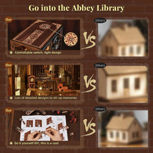 Load image into Gallery viewer, Enchanting Abbey Library Book Nook Mini Kit - Ideal for Creative Gift Lovers