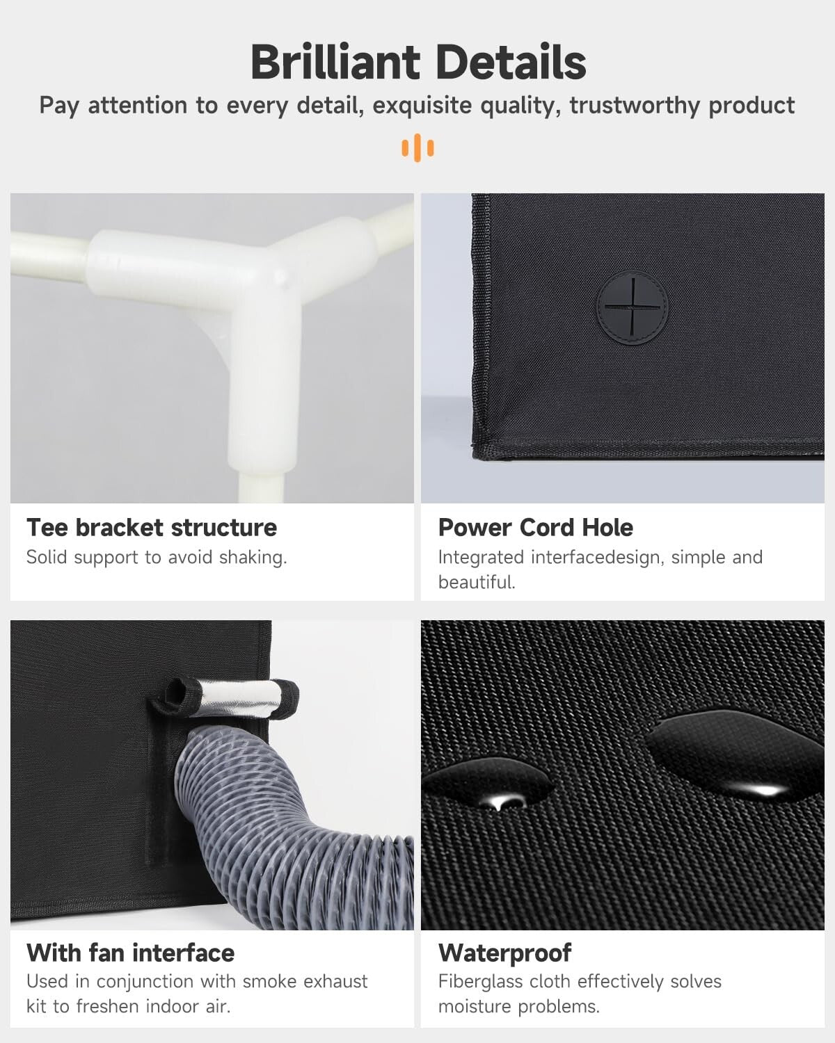 Noise-Reducing 3D Printer Dust Cover with Flame Resistance & Exhaust Interface