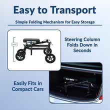 Load image into Gallery viewer, Versatile Knee Walker for Broken Foot Recovery - Transportable, 300 lbs Capacity