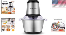 Load image into Gallery viewer, Stainless Steel 2L Meat Blender - 350W Electric Grinder with Easy Clean Features