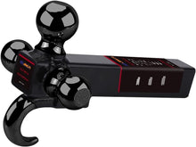Load image into Gallery viewer, Versatile 3-in-1 Trailer Hitch Mount with 1-7/8", 2", 2-5/16" Balls &amp; Tow Hook