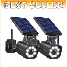 Load image into Gallery viewer, IP66 Waterproof Motion-Activated Dummy Cameras with Night Vision - Easy Install