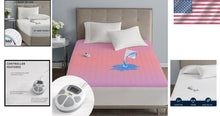 Load image into Gallery viewer, Waterproof Heated Mattress Pad with 10 Heat Settings for Comforting Sleep