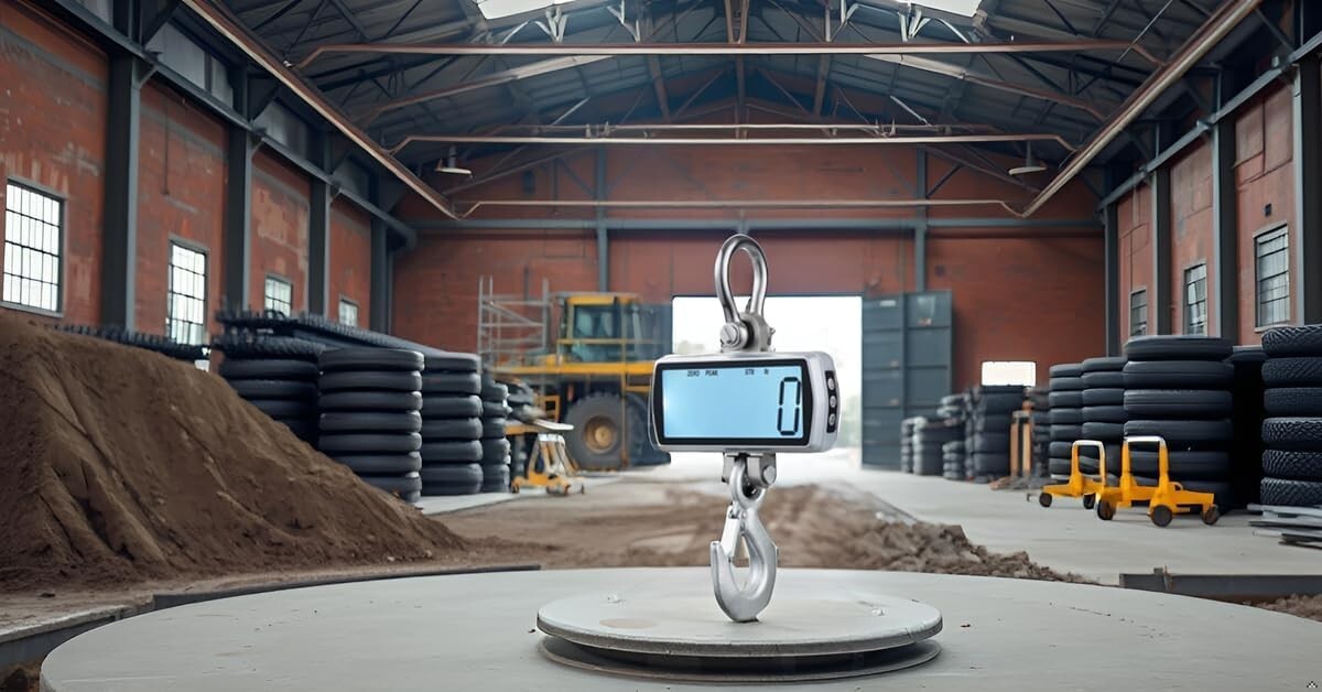 2000 lb Capacity Aluminum Crane Scale with Smart Features and Remote Access