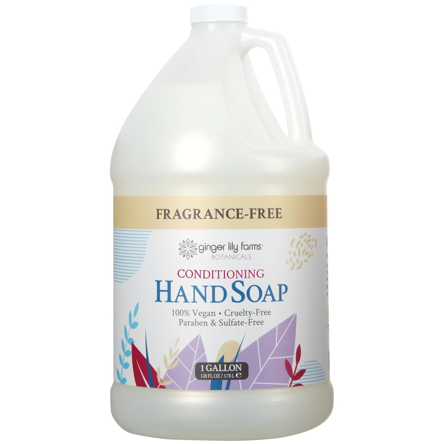 Sulfate-Free Herbal Liquid Soap Refill - 128 oz for Homes and Wellness Spaces