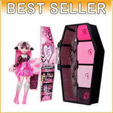 Load image into Gallery viewer, Articulated Fearidescent Draculaura Doll with Mix-and-Match Fashion Accessories
