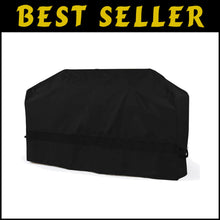 Load image into Gallery viewer, Elite 300D Black Polyester BBQ Cover - 98 Inch Weather Shield for Outdoor Grills