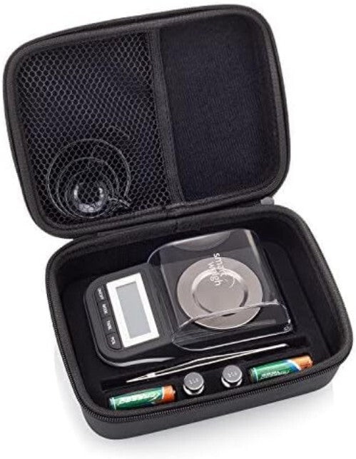 All-in-One High Precision 50g Milligram Scale with Calibration Weights & Case