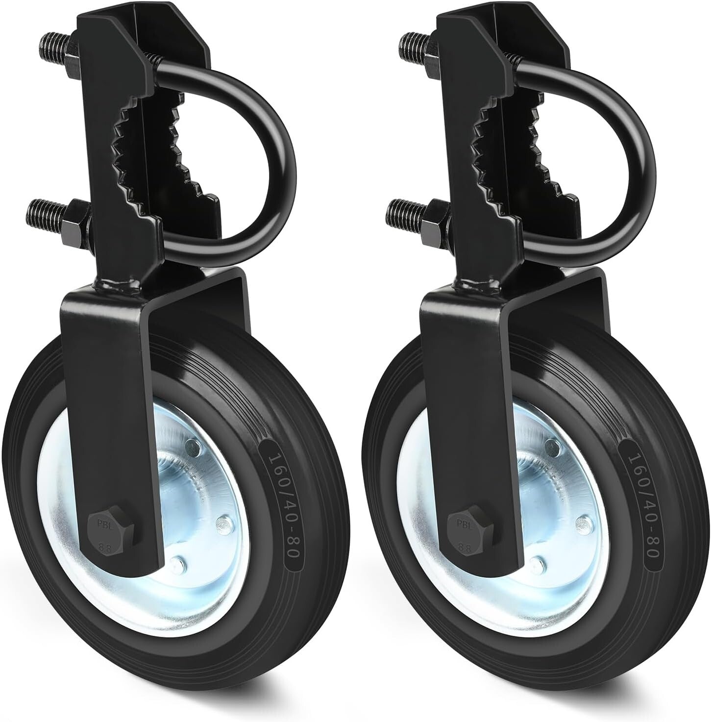 Effortless Rolling Gate Wheels for Metal Gates - Set of 2, Stable & Reliable