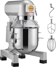 Load image into Gallery viewer, Professional 10Qt Mixer with 3 Adjustable Speeds - Ideal for Commercial Kitchens