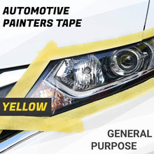 Load image into Gallery viewer, Flexible Yellow Masking Tape for Automotive Use - 10-Pack, Easy Tear Design
