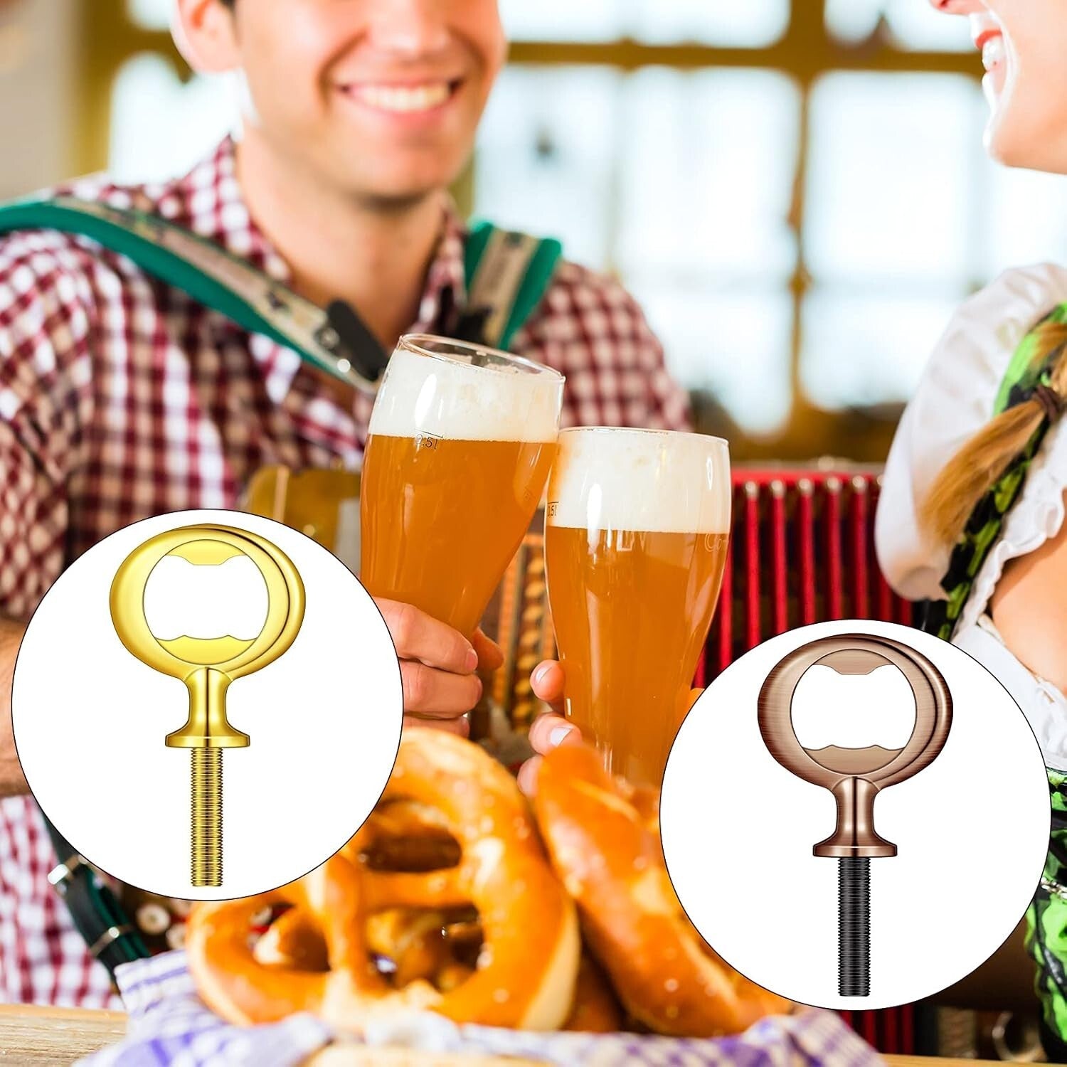 30-Piece Stainless Steel Bottle Opener Kit - DIY Craft for Events & Gifting