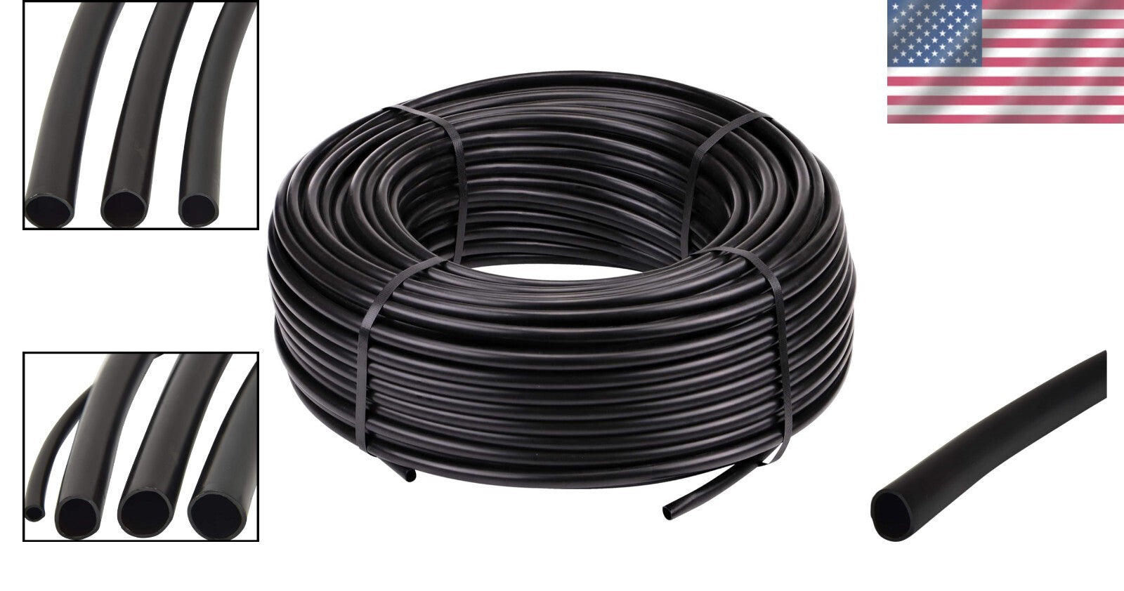 Expert Grade 500-Foot 1/2 Inch Poly Supply Tubing for Custom Irrigation Systems