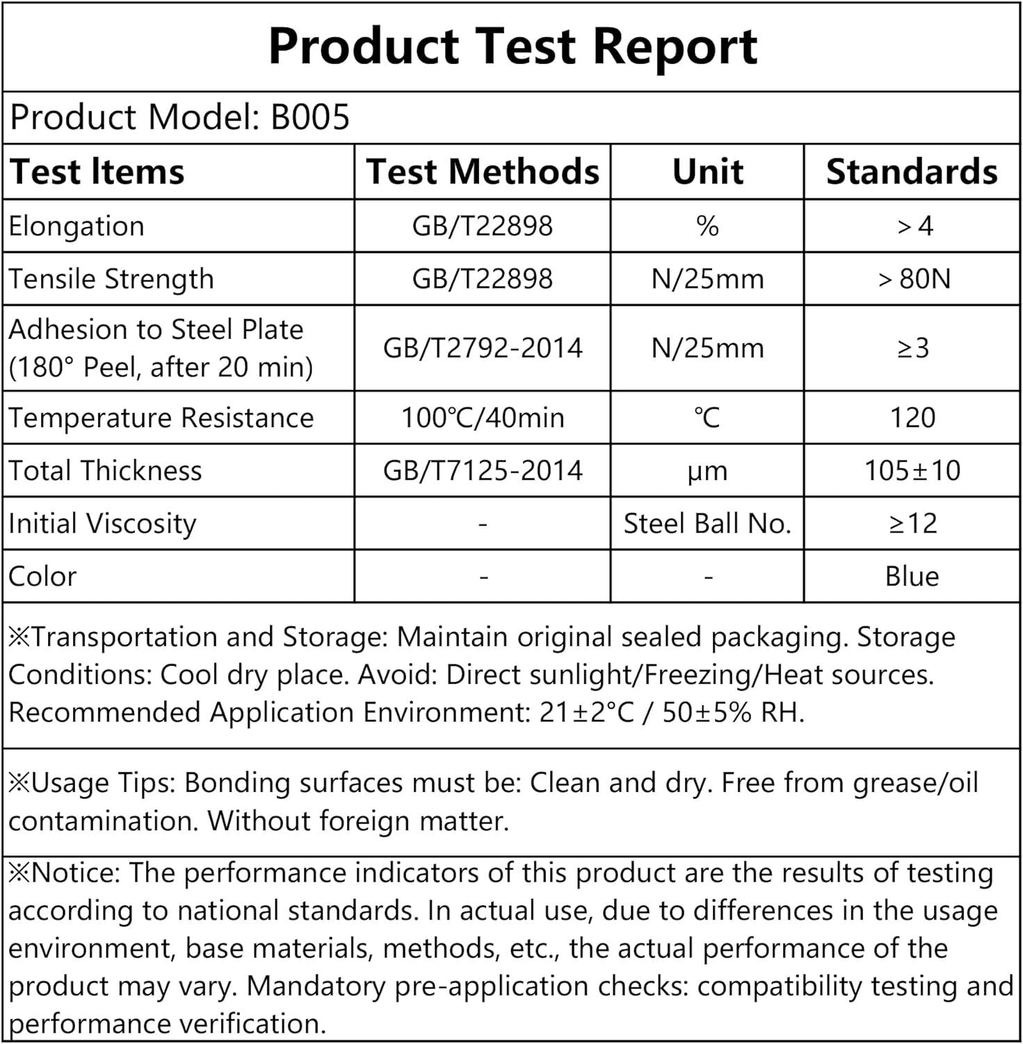 Professional Grade Painters Tape - 10 Rolls Blue Masking Tape, 2" x 55 Yards