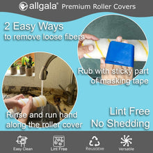 Load image into Gallery viewer, Professional 9-Inch Lint-Free Paint Roller Covers, 24 Pack for Smooth Finishes