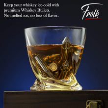 Load image into Gallery viewer, Sophisticated Whiskey Experience Set - 10 Steel Stones &amp; Elegant Crystal Glasses