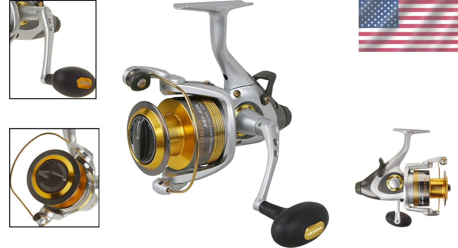 8000 Series Spinning Reel with Anti Reverse & Baitfeeding for Versatile Fishing