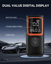 Load image into Gallery viewer, Multi-functional Tire Pump - Cordless Air Compressor with Emergency USB Ports