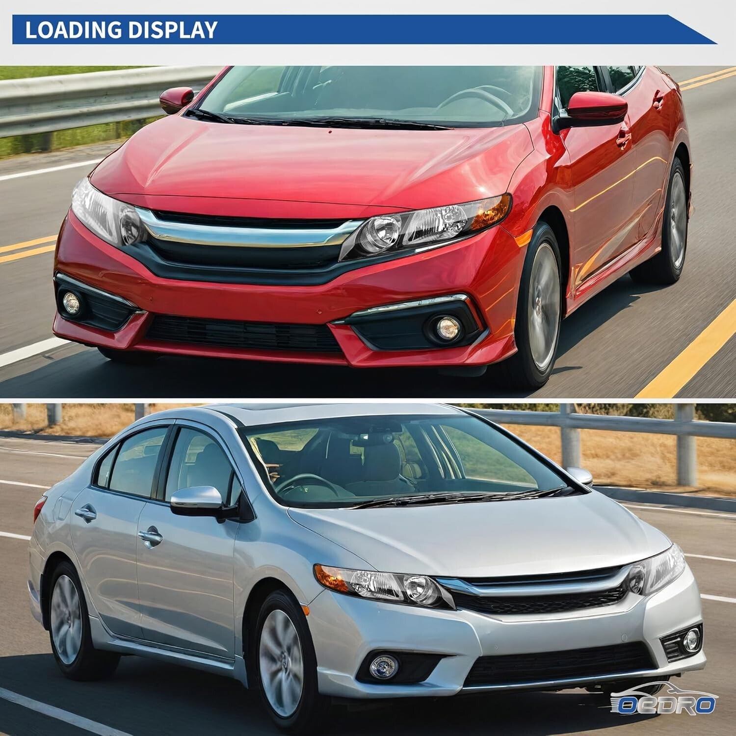 DOT Certified Clear Lens Headlight for 2006-2011 Honda Civic - Easy Installation