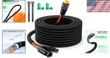 Load image into Gallery viewer, Flame Retardant 12AWG Solar XT60 Charging Cable - Ensuring Safety and Efficiency