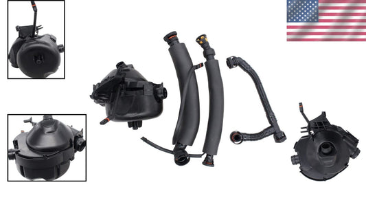 BMW Crankcase Ventilation Breather Hose Kit for E90 E91 E60 N52 Models
