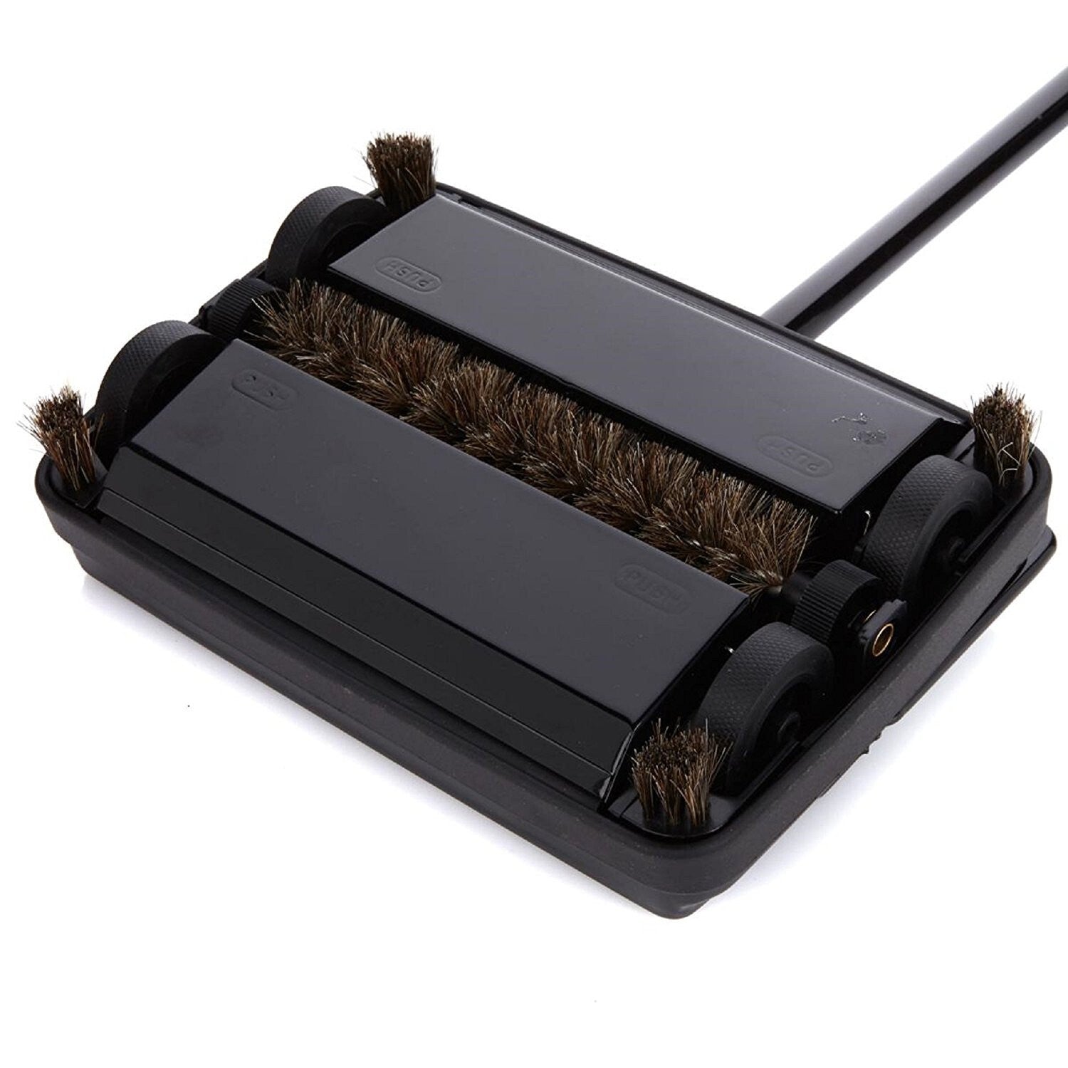 Lightweight 9-Inch Electrostatic Carpet & Floor Sweeper - Gray Cleans All Messes