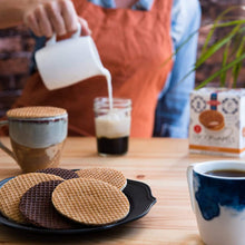 Load image into Gallery viewer, Gourmet Caramel Stroopwafels - Dutch Cookies, No Artificial Additives, 48 Count