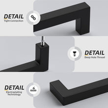 Load image into Gallery viewer, Premium 30-Pack 5in Black Drawer Pulls – Ideal for Kitchen and Bathroom Cabinets