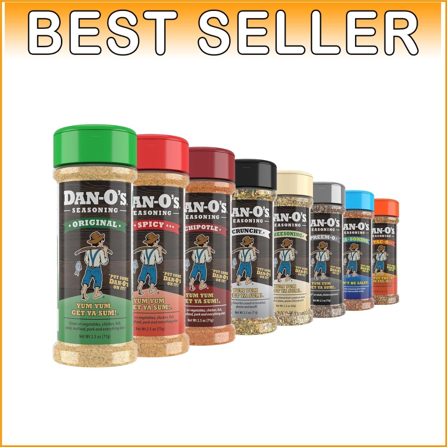 Flavor-Packed Seasoning Variety - 8 Unique Spice Blends for Cooking & Grilling