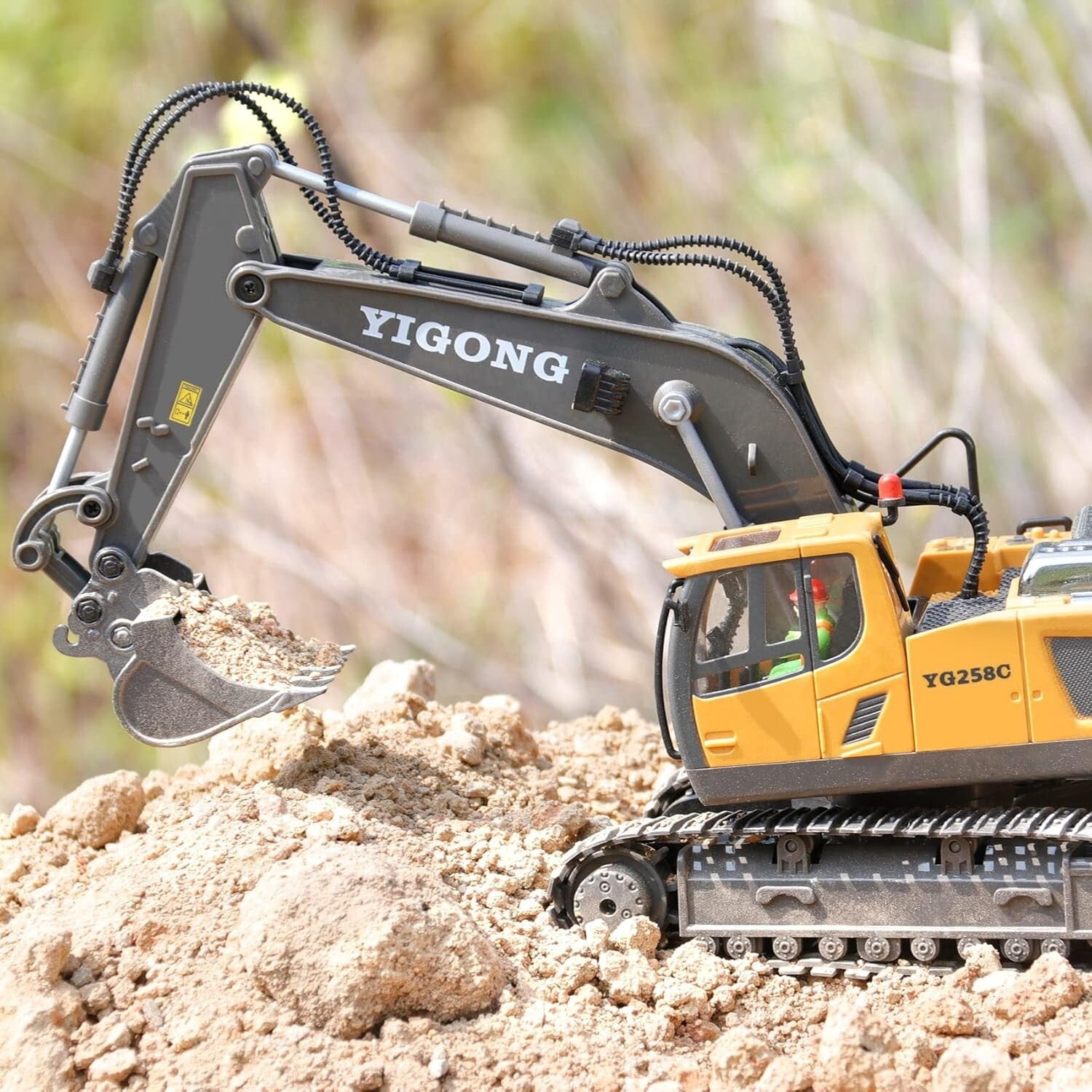 Durable Remote Control Excavator Toy for Kids - Perfect Gift for Young Builders