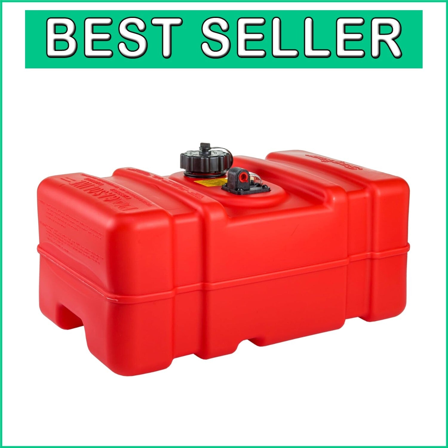 9-Gallon Portable Marine Fuel Container with Vented Cap - Safe & Reliable