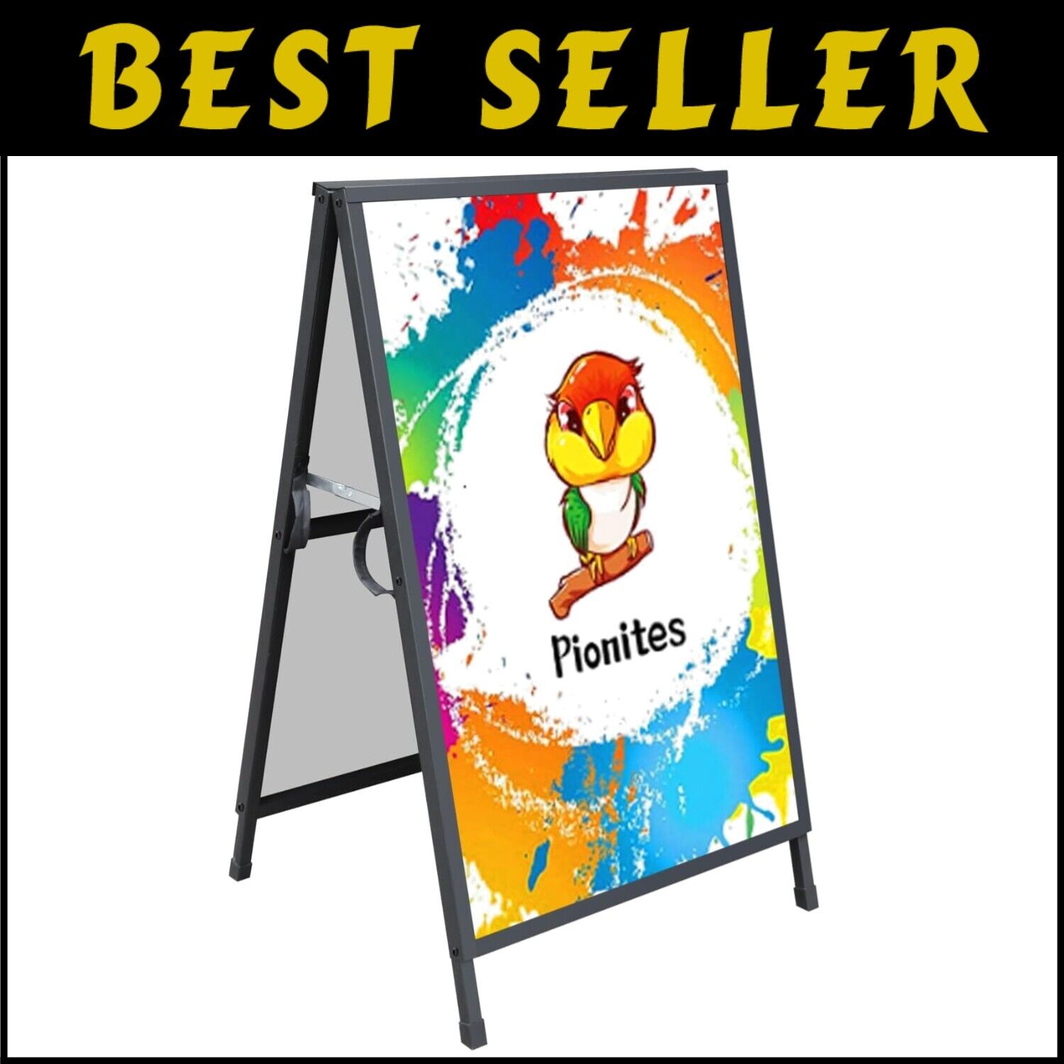 Heavy Duty A Frame Sandwich Board Sign Holder, 24x36 Inch - Double-Sided Display