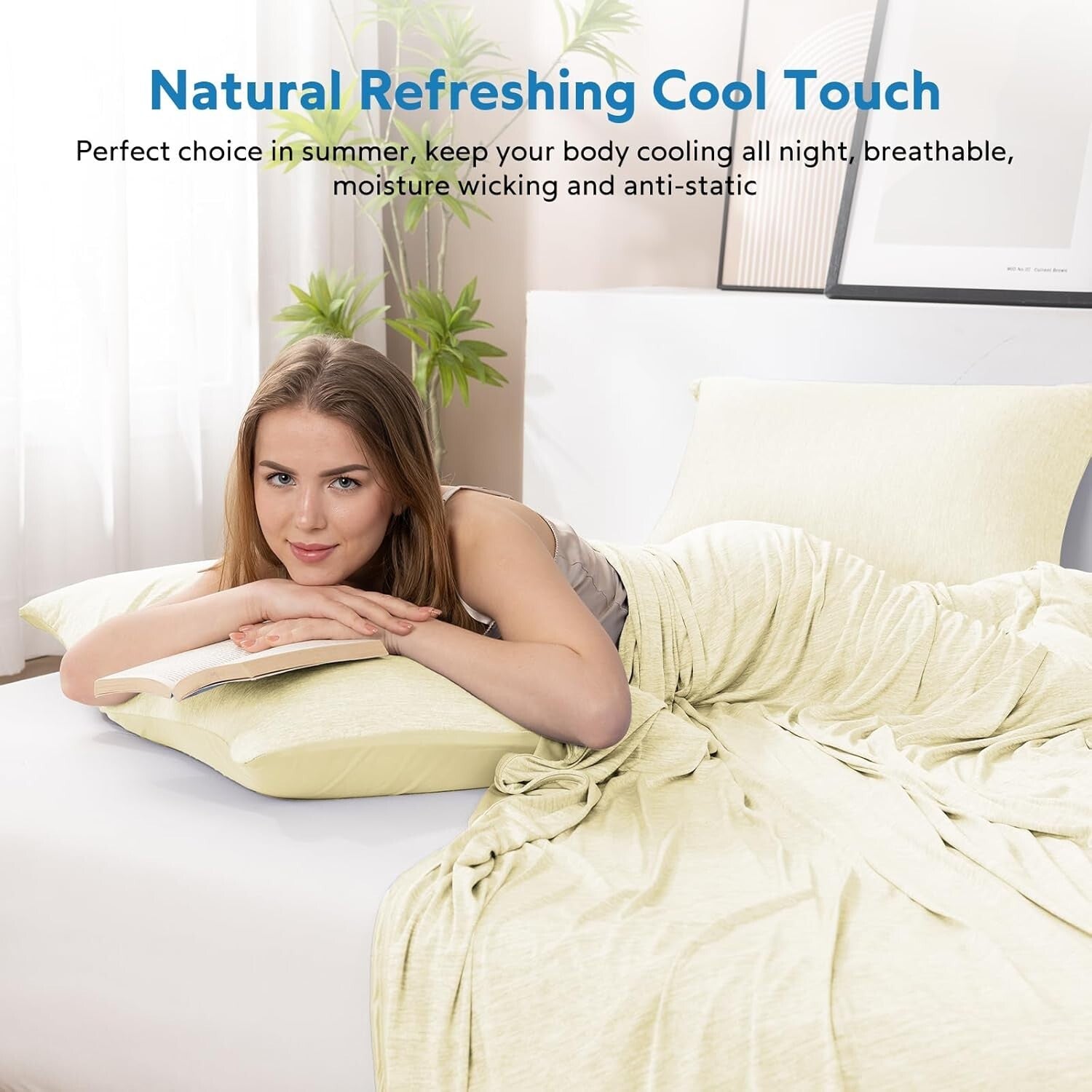 Summer-Ready Cooling Blanket - Stay Cool with Lightweight 90 x 90 Inch Comfort