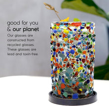 Load image into Gallery viewer, Unique 14 oz Multicolor Drinking Glasses - Eco-Friendly, Lead-Free &amp; Reusable