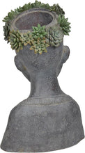 Load image into Gallery viewer, Unique Novelty Succulent Planter - 11"d x 8.5"w x 16.5"h for Indoor/Outdoor