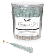 Load image into Gallery viewer, Individually Wrapped Silver Rock Candy Sugar Sticks – Perfect for Celebrations