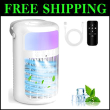 Load image into Gallery viewer, Lightweight USB-Powered 4-in-1 Air Conditioner &amp; Humidifier for Home or Camping
