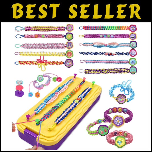 All-in-One Bracelet Making Kit for Kids - Perfect Creative Gift for Ages 8-12