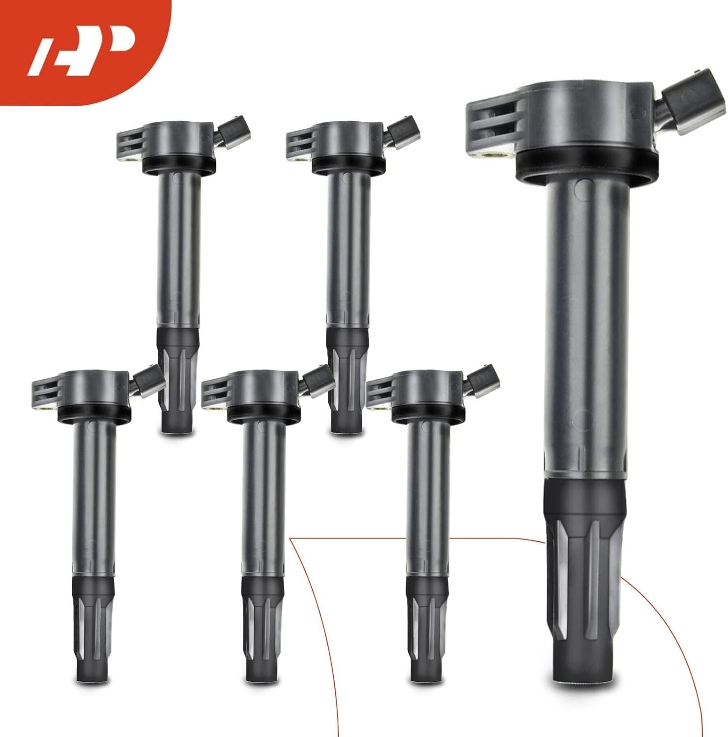 Reliable Ignition Coil Packs Compatible with Toyota & Lexus V6 - 1-Year Warranty