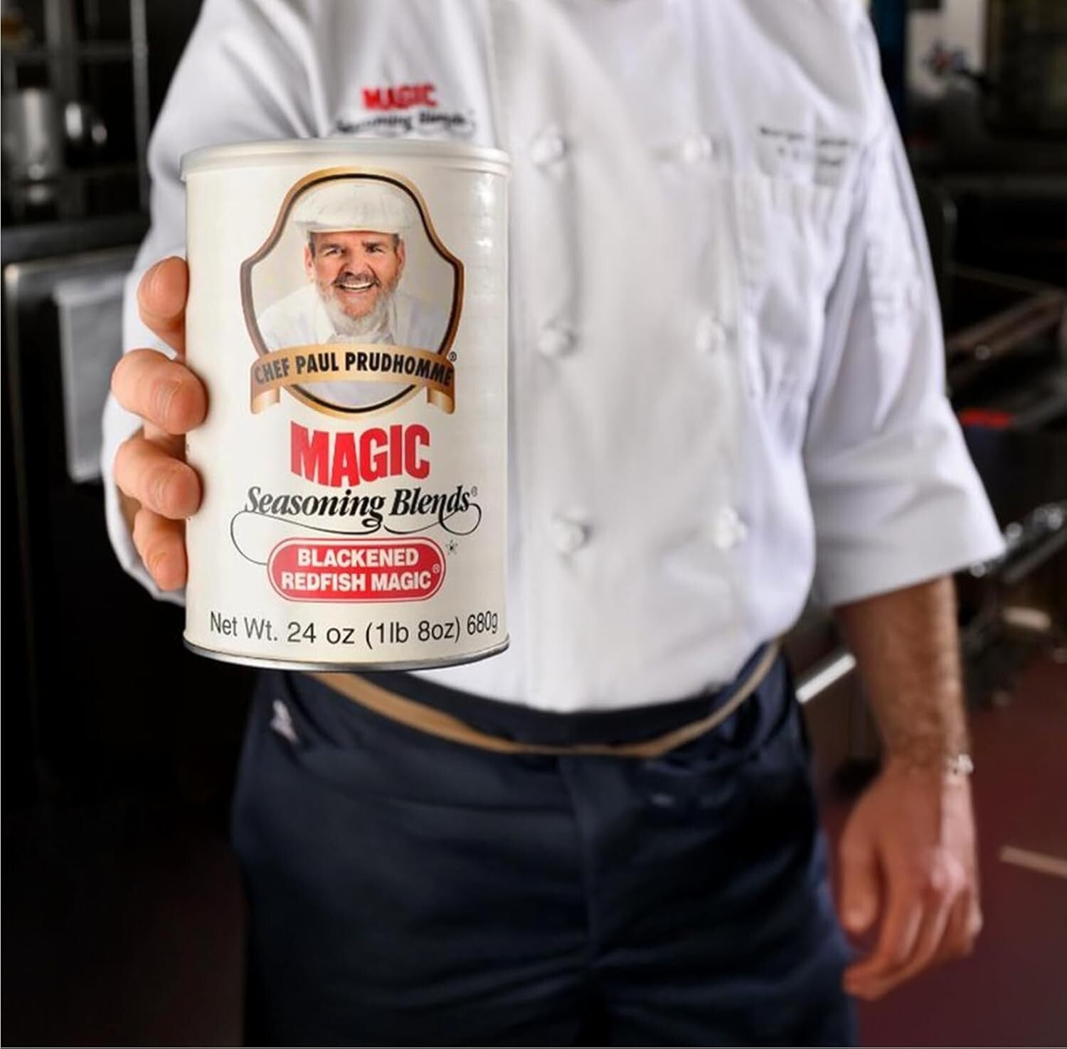 Prudhomme's Cajun Magic Blackened Redfish Seasoning – 24 oz Canister (Pack of 2)