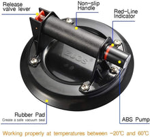 Load image into Gallery viewer, 8" Heavy Duty Suction Cup with Fast Attachment for Glass, Tile &amp; Stone Lifting