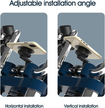 Load image into Gallery viewer, Vibration Dampener Motorcycle Phone Mount - 2nd Gen Adjustable Handlebar Holder