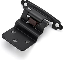 Load image into Gallery viewer, Heavy-Duty 60 Pairs Matte Black Self-Closing Hinges - Easy Install for Cabinets