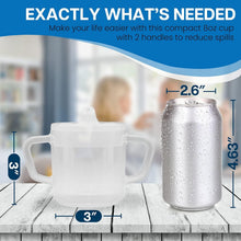 Load image into Gallery viewer, Easy Grip 8oz Adult Sippy Cup - Spill-Resistant, Perfect for Limited Mobility