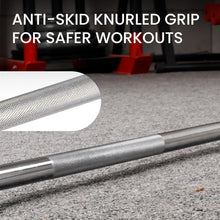 Load image into Gallery viewer, 5-Foot Alloy Steel Olympic Barbell with Secure Knurled Grip - Durable &amp; Reliable