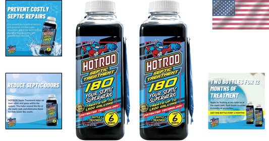 Industrial-Grade Septic Tank Treatment - 12 Month Supply for Optimal Function