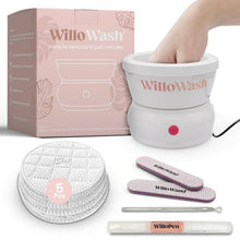 Load image into Gallery viewer, Compact Willowash Nail Soaking Bowl - Effortless Dip Powder &amp; Acrylic Removal